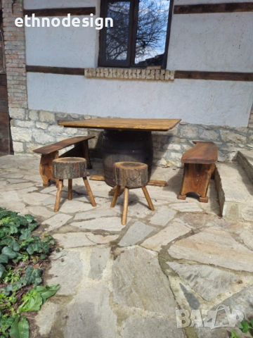 Градински комплект, снимка 2 - Градински мебели, декорация  - 54048816