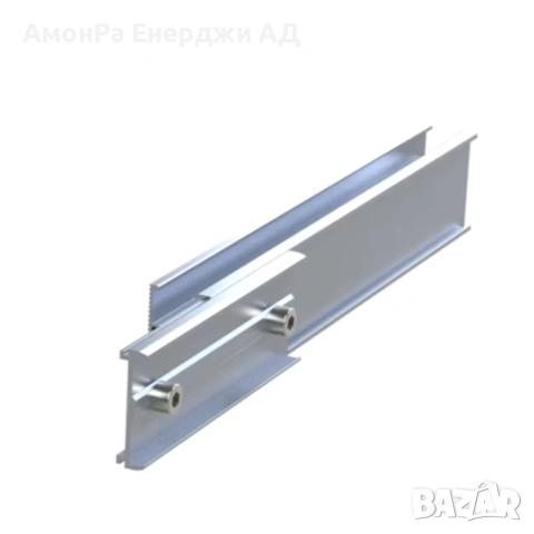 Алуминиев профил 06 със страничен канал 360х52х30mmм, за монтаж на соларни панели върху покрив, снимка 2 - Друга електроника - 54048291
