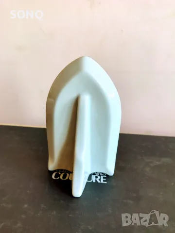 Страхотна Немска Порцеланова Икона Със Позлата, снимка 5 - Икони - 44290588