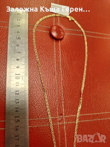 Златен синджир 4,18гр.14к, снимка 2 - Колиета, медальони, синджири - 53323508