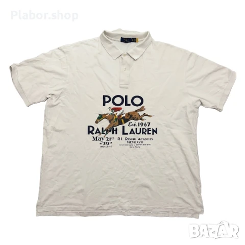 Мъжка тениска с яка Polo Ralph Lauren, размер 4XL