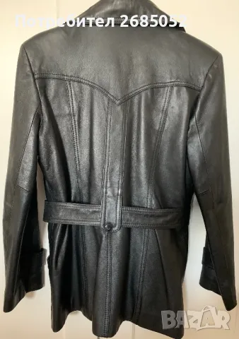Дамско яке от естествена кожа размер М, снимка 2 - Якета - 49244409