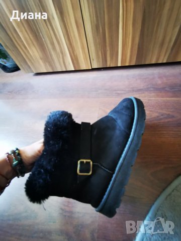 Боти с пухче, снимка 4 - Дамски боти - 27757211