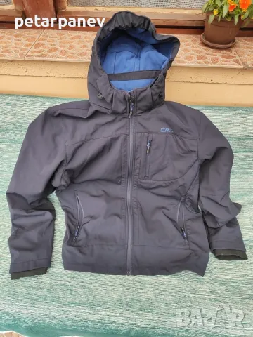 Софтшел със сваляща се качулка CMP тъмно син - 52 размер