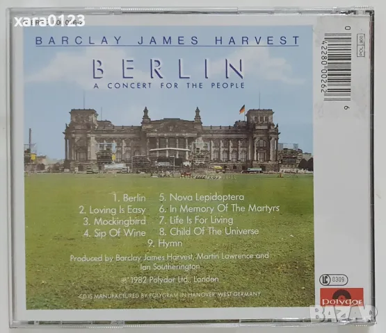 Barclay James Harvest – Berlin - A Concert For The People, снимка 2 - CD дискове - 50225876