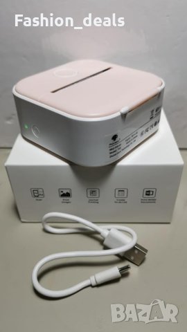Нов Портативен Термален Bluetooth Стикер Принтер за iPhone Android Подарък, снимка 10 - Друга електроника - 42833097