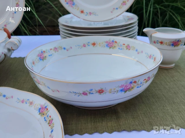 Порцеланов сервиз за хранене -Limoges France , снимка 5 - Сервизи - 50557170