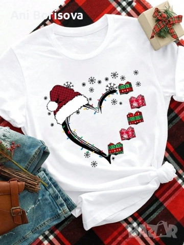 Коледни тениски, снимка 3 - Коледни подаръци - 52511066