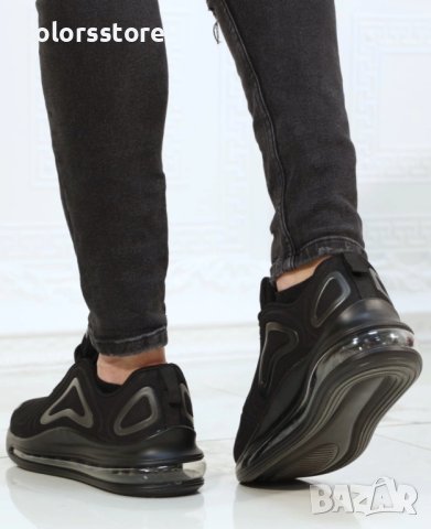 Мъжки маратонки - черни - LU8391-1, снимка 2 - Маратонки - 40509815