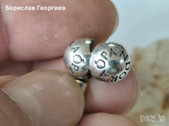 Оригинална сребърна гривна pandora, снимка 3 - Гривни - 53230351