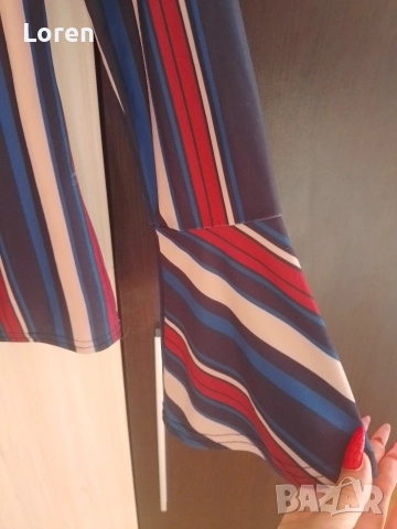 *Bodyflirt boutique*Блуза на раета с модни чарлстон ръкави и дълбоко деколте, снимка 7 - Блузи с дълъг ръкав и пуловери - 52907994