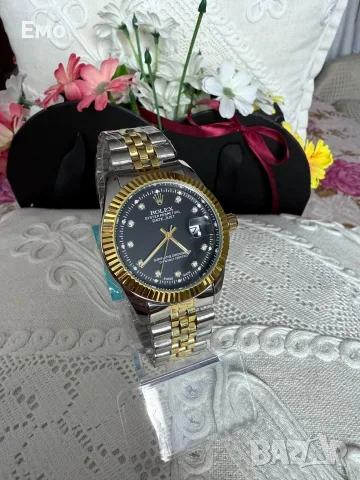 Нов Rolex – Стилен Дамски, Мъжки часовник, подходящ за двата пола., снимка 2 - Луксозни - 55777330