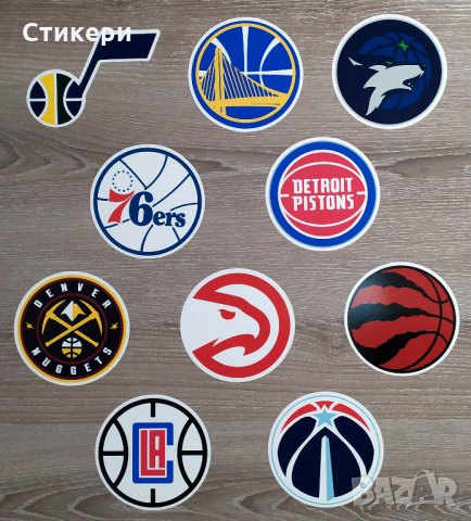 Стикери НБА NBA емблеми лога - 30 бр. общо Sticker , снимка 4 - Аксесоари и консумативи - 29729343