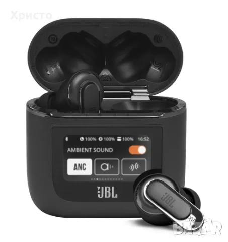 НОВО!!! Слушалки in-ear JBL Tour Pro 2, True wireless, Smart Case, True Adaptive Noise Cancelling
