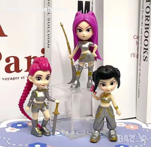 K-pop Demon Hunter Руми Мира Зоуи 10см. фигурки за декорация на торта игра , снимка 3 - Други - 54227969