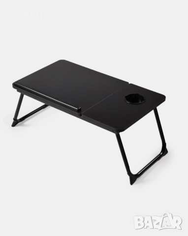 Сгъваема маса за лаптоп, регулируема с 5 ъгъла, снимка 2 - Маси - 52505265