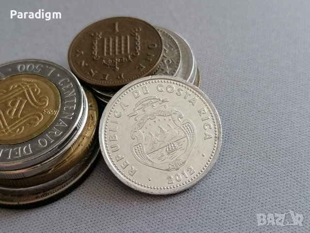 Монета - Коста Рика - 10 колона | 2012г., снимка 2 - Нумизматика и бонистика - 37959025