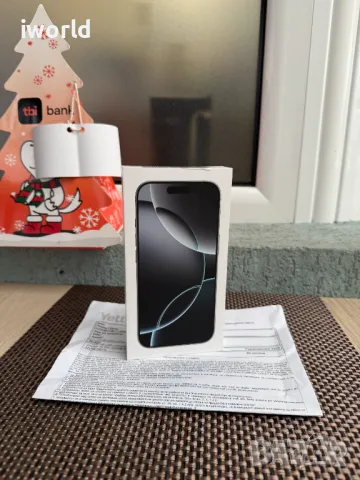 НОВ❗️ 36М ГАРАНЦИЯ❗️ iPhone 16 PRO ❗️Лизинг от 87лв/м ❗️ 128Gb White titanium бял, снимка 1