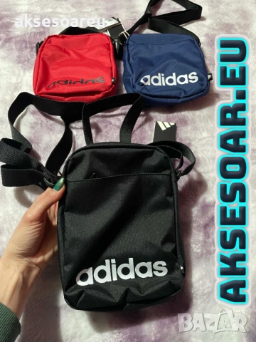 Практична малка и удобна за носене черна чантичка ADIDAS PERFORMANCE преносима компактна Чанта , снимка 16 - Чанти - 54000509