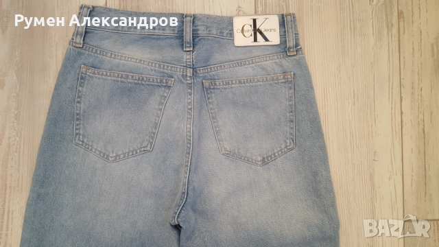 Светло сини дънки Calvin Klein Jeans за момиче с р-р W27 = S, снимка 14 - Дънки - 52110685