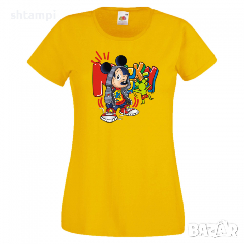 Дамска тениска Mickey Teenager Мини Маус,Микки Маус.Подарък,Изненада,, снимка 10 - Тениски - 36529685
