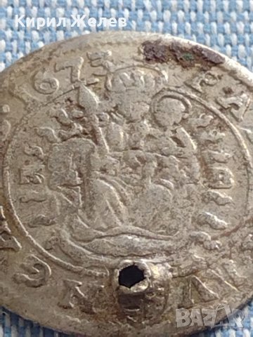 Сребърна монета 6 кройцера 1673г. Леополд първи Кремниц Унгария 13673, снимка 10 - Нумизматика и бонистика - 42890726