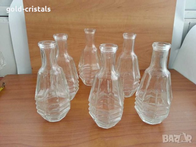 Ретро стъклени юзове юсчета юзчета шишенца, снимка 8 - Антикварни и старинни предмети - 29504315