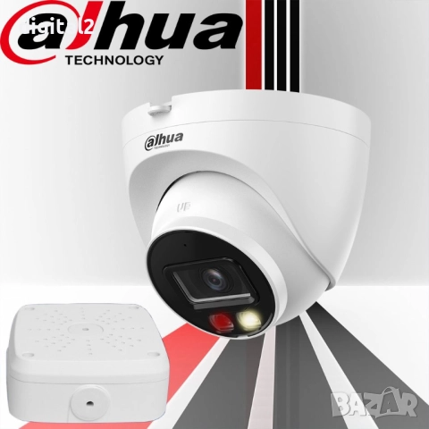 Камера за наблюдение Wi-Fi + LAN камера Dahua IPC-HDW1539DA-SAW-IL-0280B 5MP , Звук ,Запис, снимка 2 - IP камери - 52288929