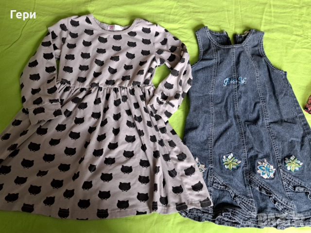 Рокли с дълъг ръкав р-р 116 всичко за 10 лв., снимка 6 - Детски рокли и поли - 52292258