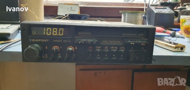 Blaupunkt Bremen sqr 46  Porsche 911 Radio Оригинално ретро радио касетофон Блаупункт бремен Порше 