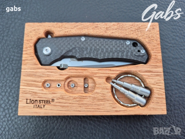 Сгъваем нож Lion Steel ITALY,TRE Carbon,Molletta