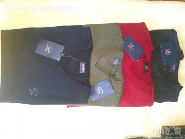 оригинални мъжки пуловери на PAUL ＆ SHARK, снимка 5 - Пуловери - 31006921