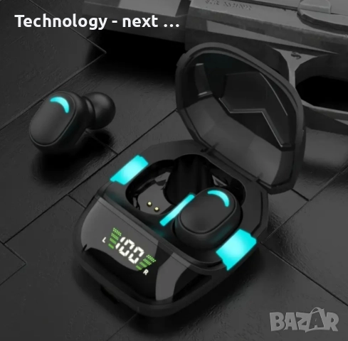 Безжични Слушалки TWS G7S, Bluetooth 5.0, LED Дисплей, Външна батерия, Гейминг Слушалки