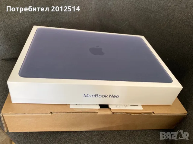 Macbook neo - чисто нов , снимка 2 - Лаптопи за работа - 56533154