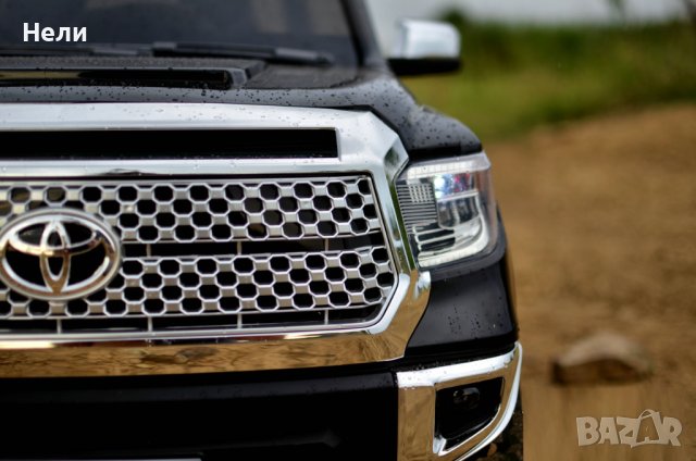 Акумулаторен джип TOYOTA Tundra 12V, лицензиран, с меки гуми, кожена седалка, снимка 5 - Детски велосипеди, триколки и коли - 37661766