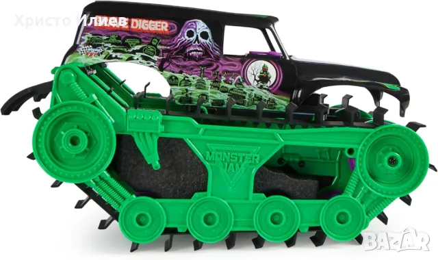 Кола Monster Jam RC с дистанционно за всякакви терени вода 1:15 Голяма, снимка 8 - Коли, камиони, мотори, писти - 48992379