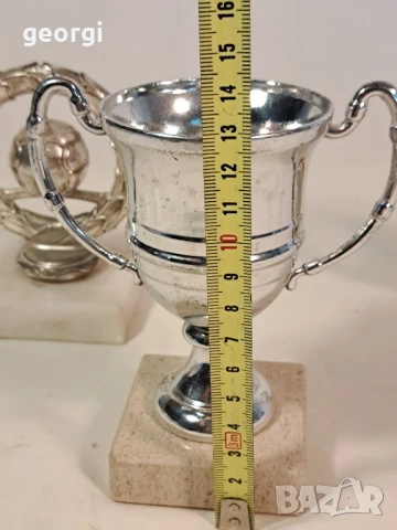 наградна купа с мраморен пиедестал   26/2, снимка 4 - Декорация за дома - 50637444