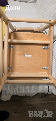 Дървен стол - IKEA RONNINGE, снимка 3 - Столове - 54337043