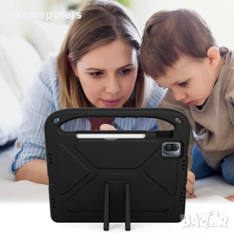 Xiaomi Pad 5 / Pad 5 Pro EVA Удароустойчив Калъф с Удобна Дръжка и Стойка + Протектор, снимка 10 - Калъфи, кейсове - 51125589