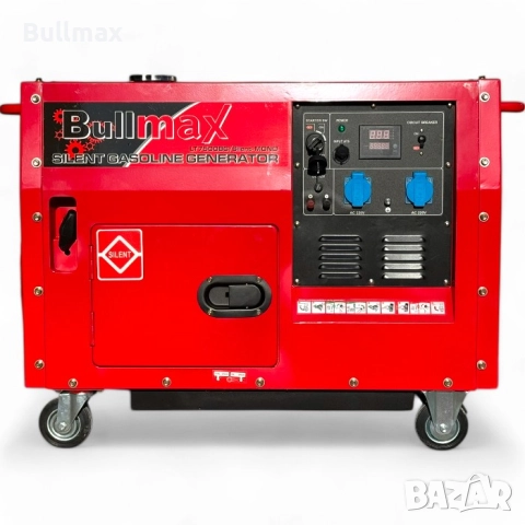 Агрегат за ток 7.5 KW моно обезшумен + АТС кутия BULLMAX, снимка 3 - Генератори - 52569860