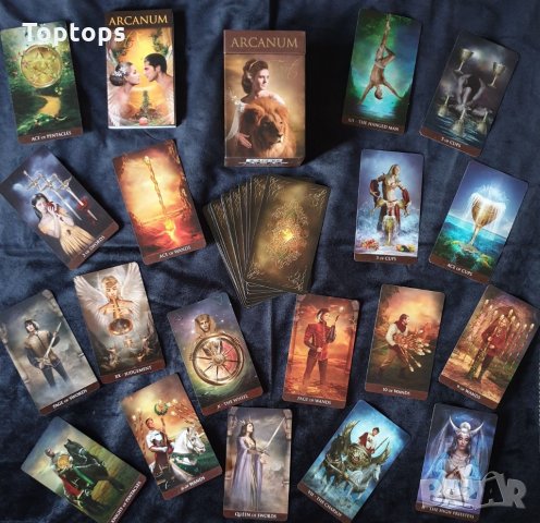 Разкошно красиви таро карти: Thelema Tarot & Arcanum Tarot, снимка 12 - Карти за игра - 34165685