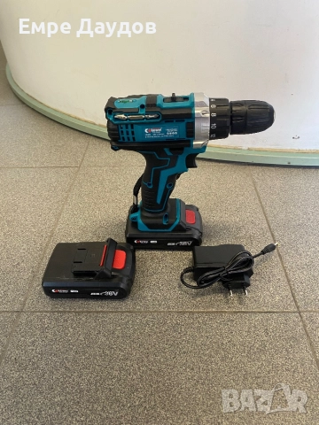 Акумулаторен винтоверт KEWEI 36V Li-Ion – 2 батерии, зарядно, куфар + накрайници, снимка 2 - Винтоверти - 51955697