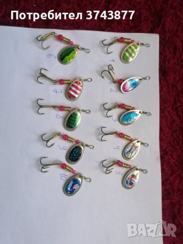 Воблери и блесни за риболов, снимка 7 - Стръв и захранки - 42535393