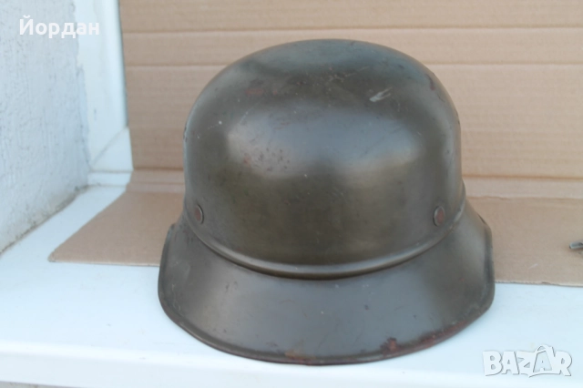 Немска каска ''Luftschutz'' за ''БА''  ''ПВХЗ'' , снимка 6 - Антикварни и старинни предмети - 52335332