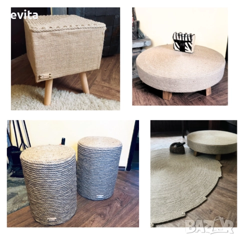 Уют и стил в детайла – табуретки Casa Decorator, снимка 5 - Дивани и мека мебел - 37364729