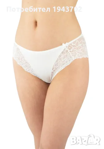 Бикини с дантела в бял цвят MISS 07024, снимка 1