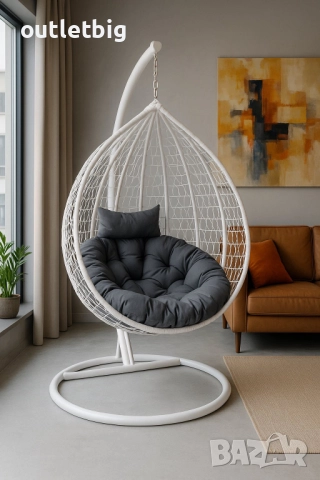Градинска висяща люлка тип гнездо,яйце–Промоция!
