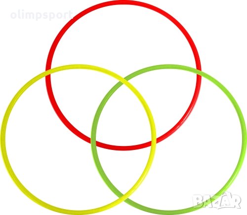 Ринг с диаметър 25 см. Изработен от PVC. Размери профил: Ф0.5 см. Цвят: различни неонови цветове.