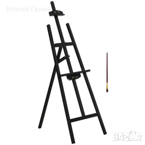 Статив Homcom, Дърво, 51.5x71.5x134.5, Черен, снимка 10 - Други - 50580987