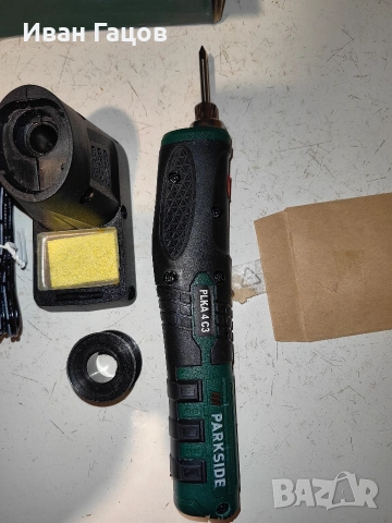 Parkside Поялник на Батерия, снимка 2 - Други инструменти - 53937984